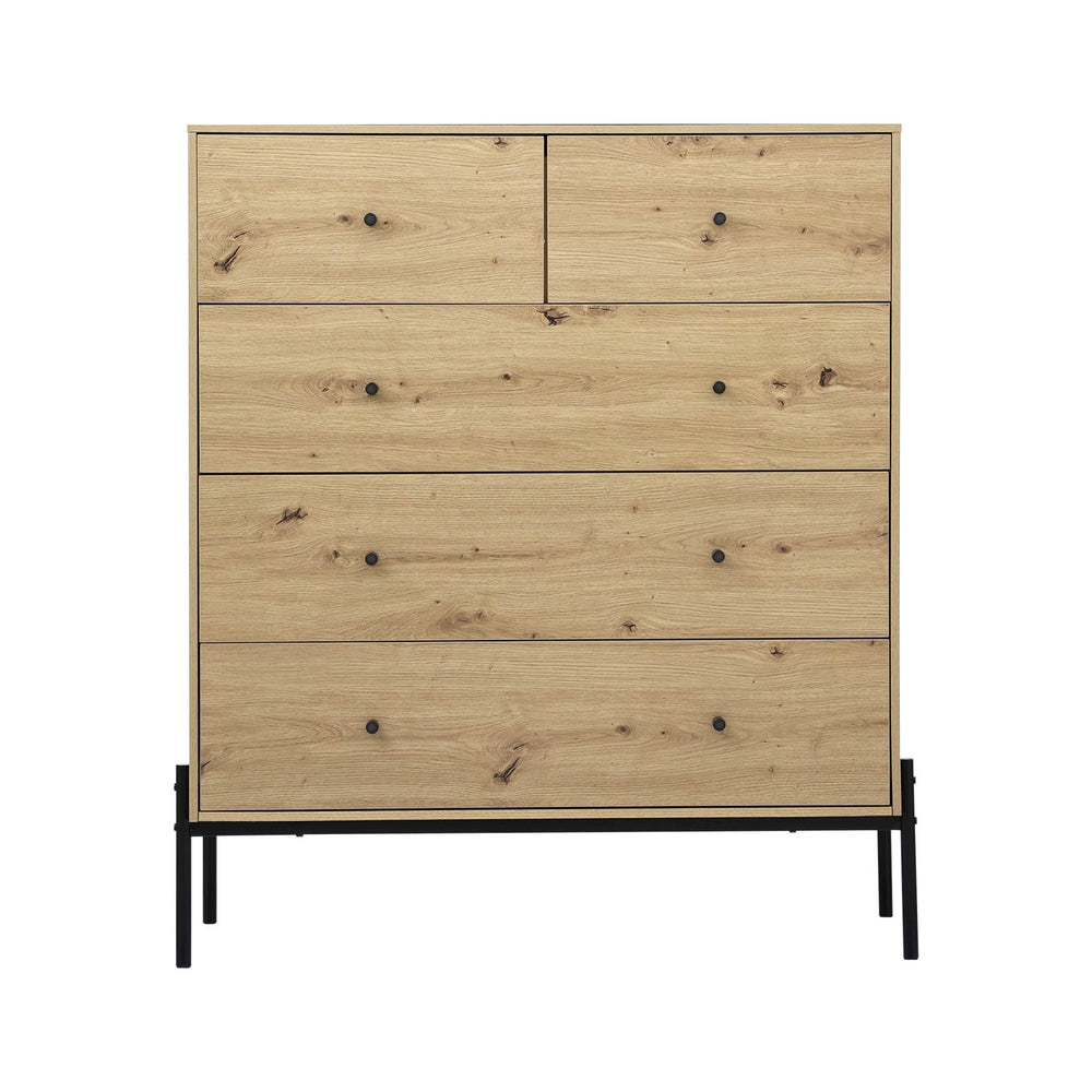 ARNO 5 Chest of Drawers -  Pine
