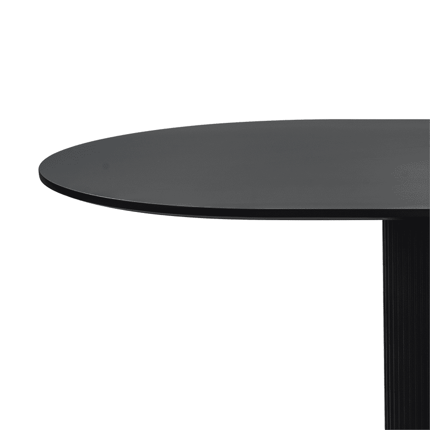 Clara Eclipse Oval Dining Table - Black