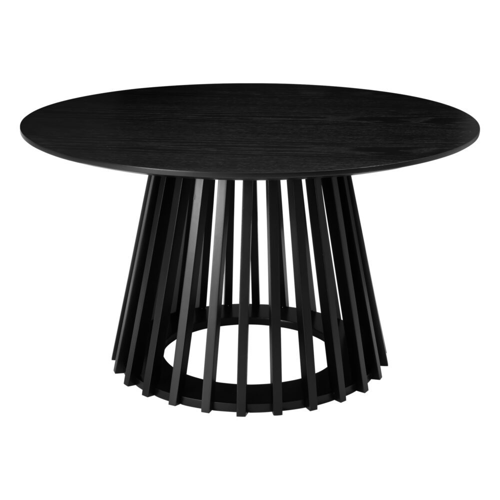 Palmer Slatted Sphere Coffee Table - Black