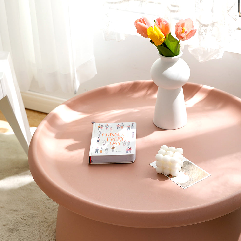 Nordic Mushroom Coffee Table 70CM -  Pink