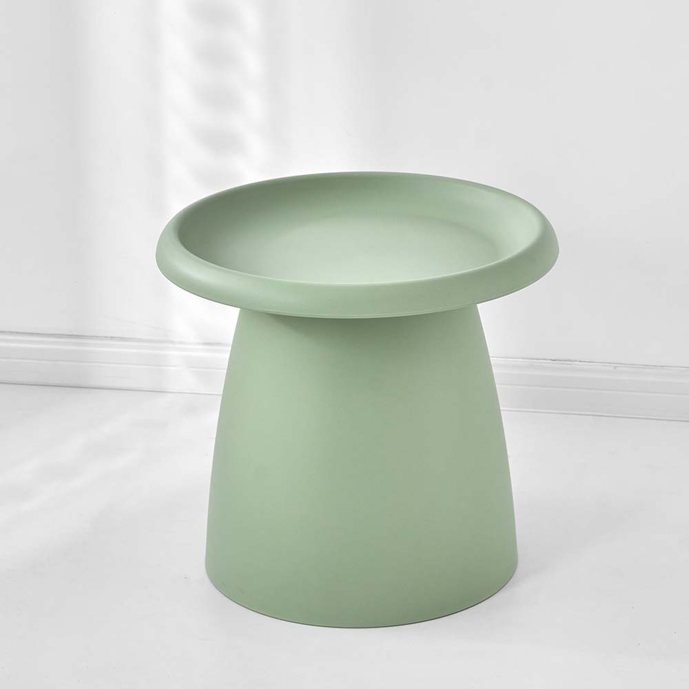 Nordic Mushroom Round Small Side Table 50CM - Green