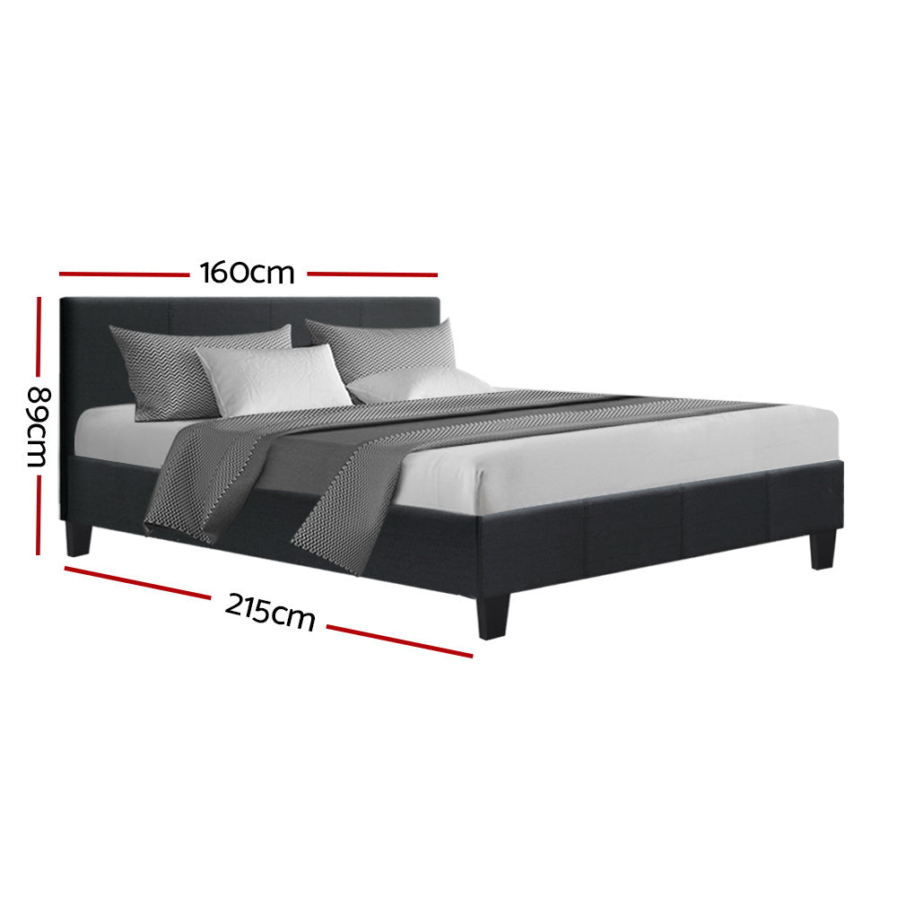 Queen Neo Bed Frame- Charcoal
