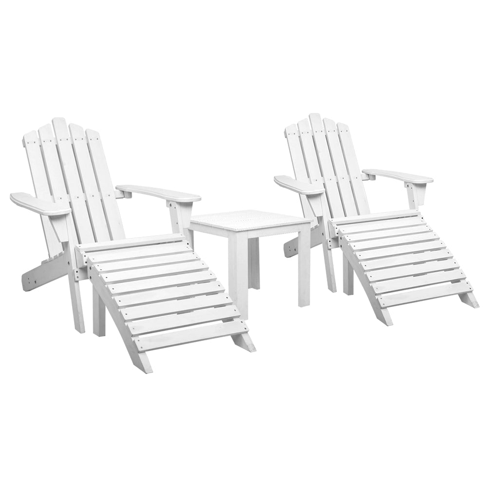Garden Outdoor Sun Lounge Beach Chairs with side table