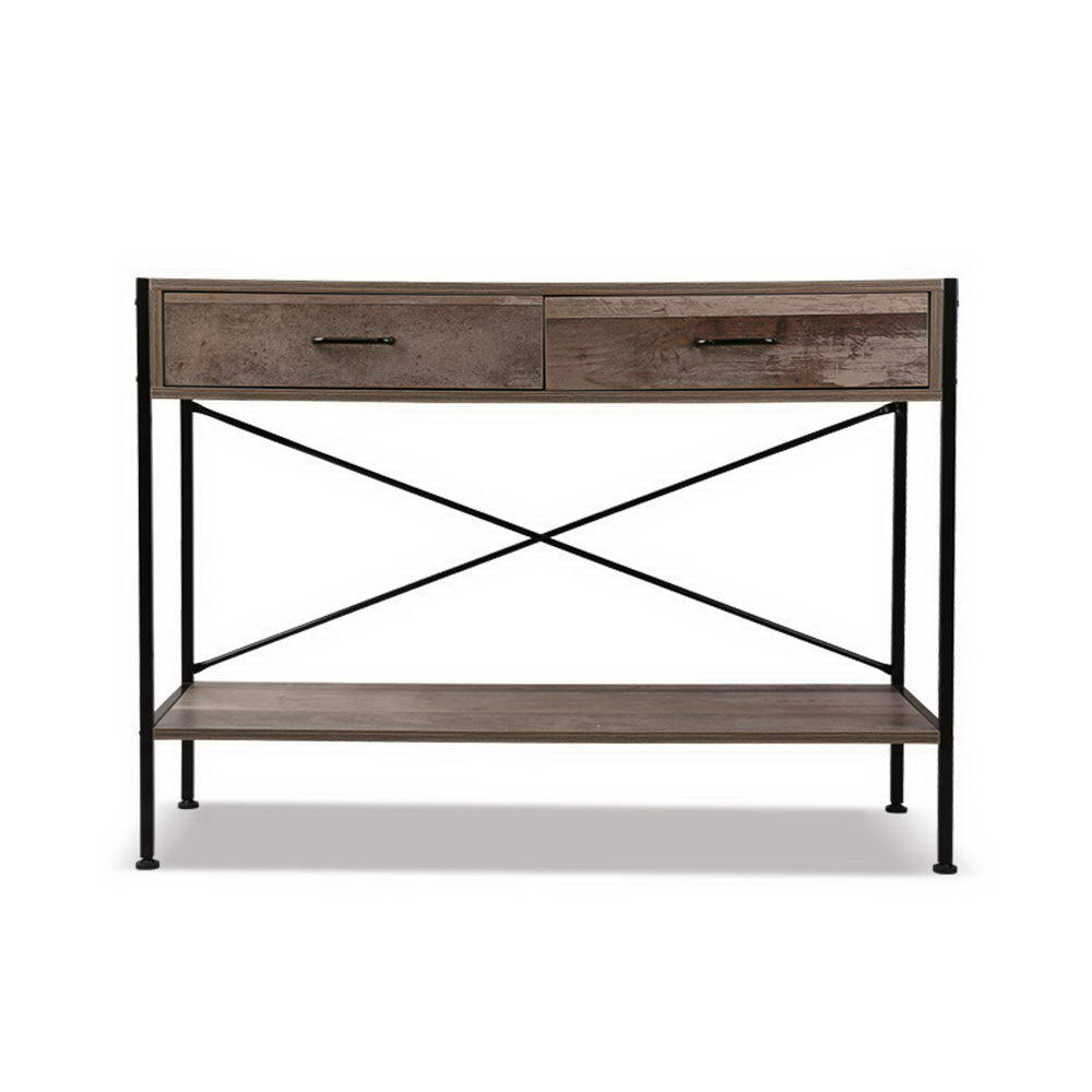 Marconi Console Table 2 Drawers - Walnut