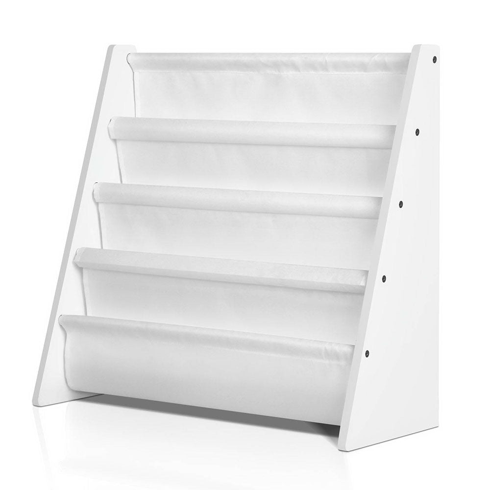 Keezi Kids Bookshelf Shelf Display Organiser - White
