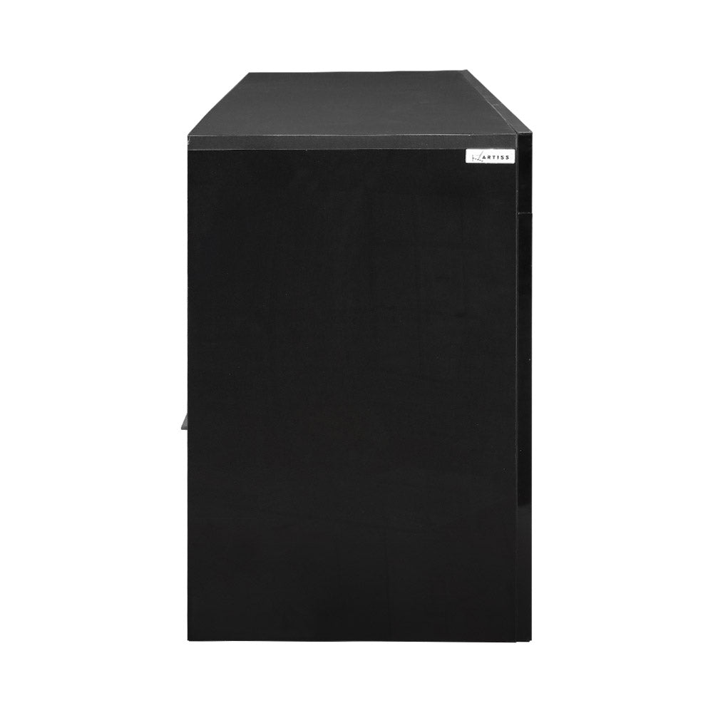 Elo Entertainment Unit TV Cabinet LED 160cm Black