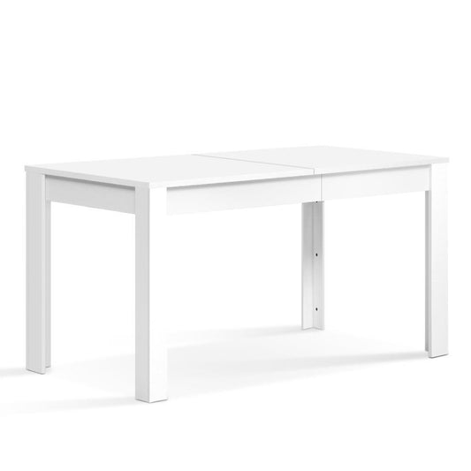 4 Seater Wooden Dining Table - White