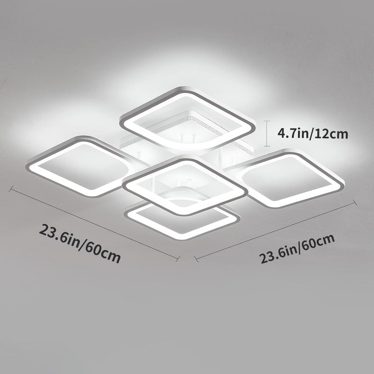 Modern LED Ceiling Light Remote Control (60 cm)