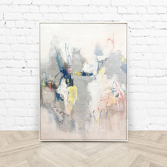 Abstract Dancing Original Abstract Oil Painting on Framed Canvas 900mmx1200mm