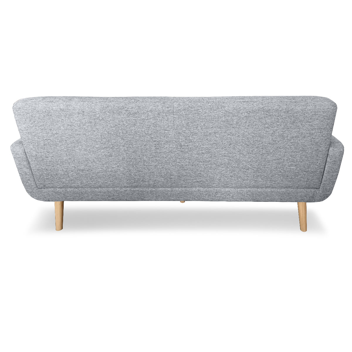 Sarantino 6-Seater Linen Sofa Set - Light Grey