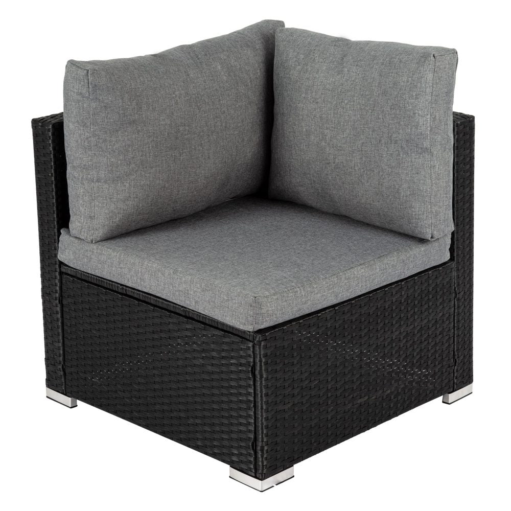 Outdoor Modular Lounge Sofa - Black