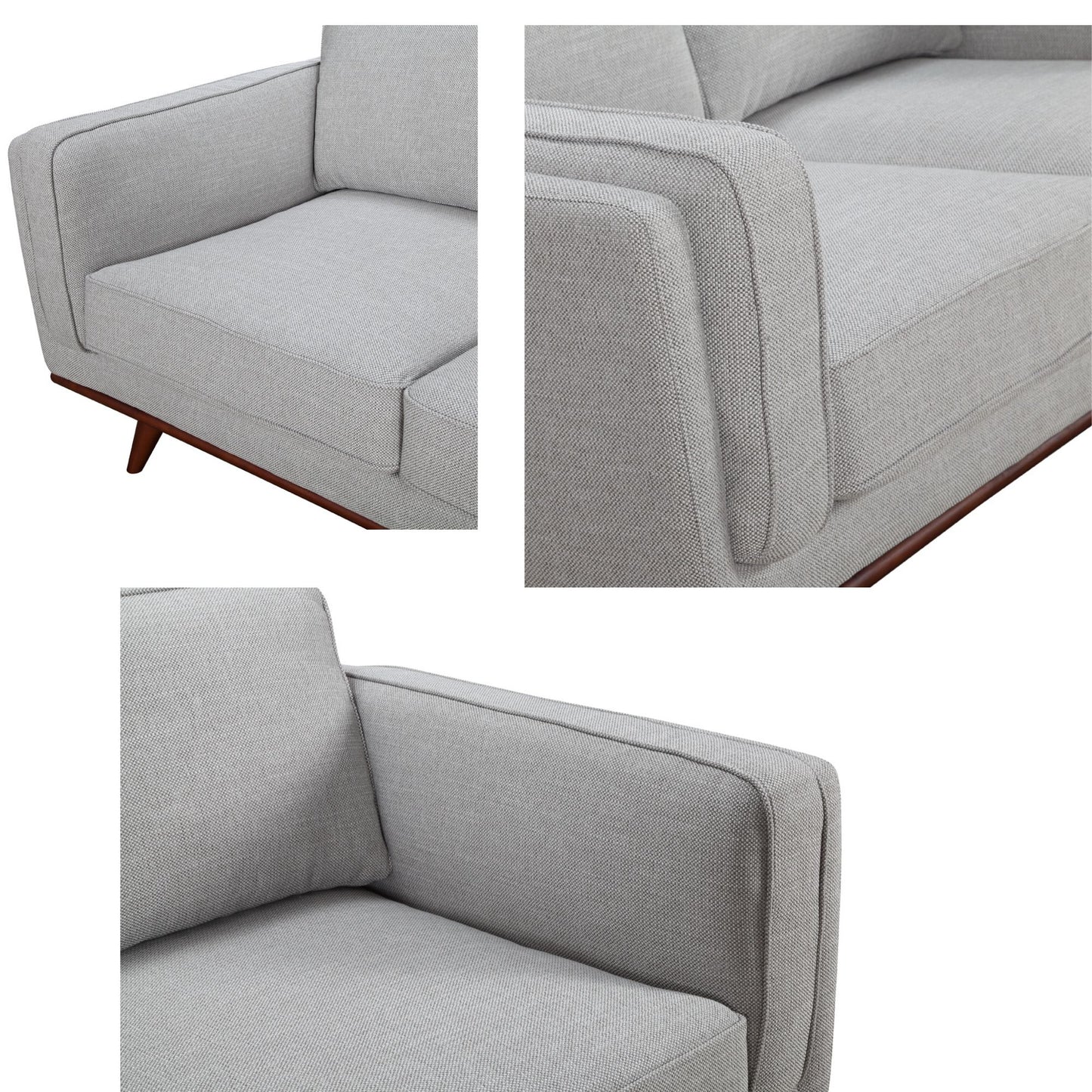 Petalsoft 2 Seater Couch - Grey