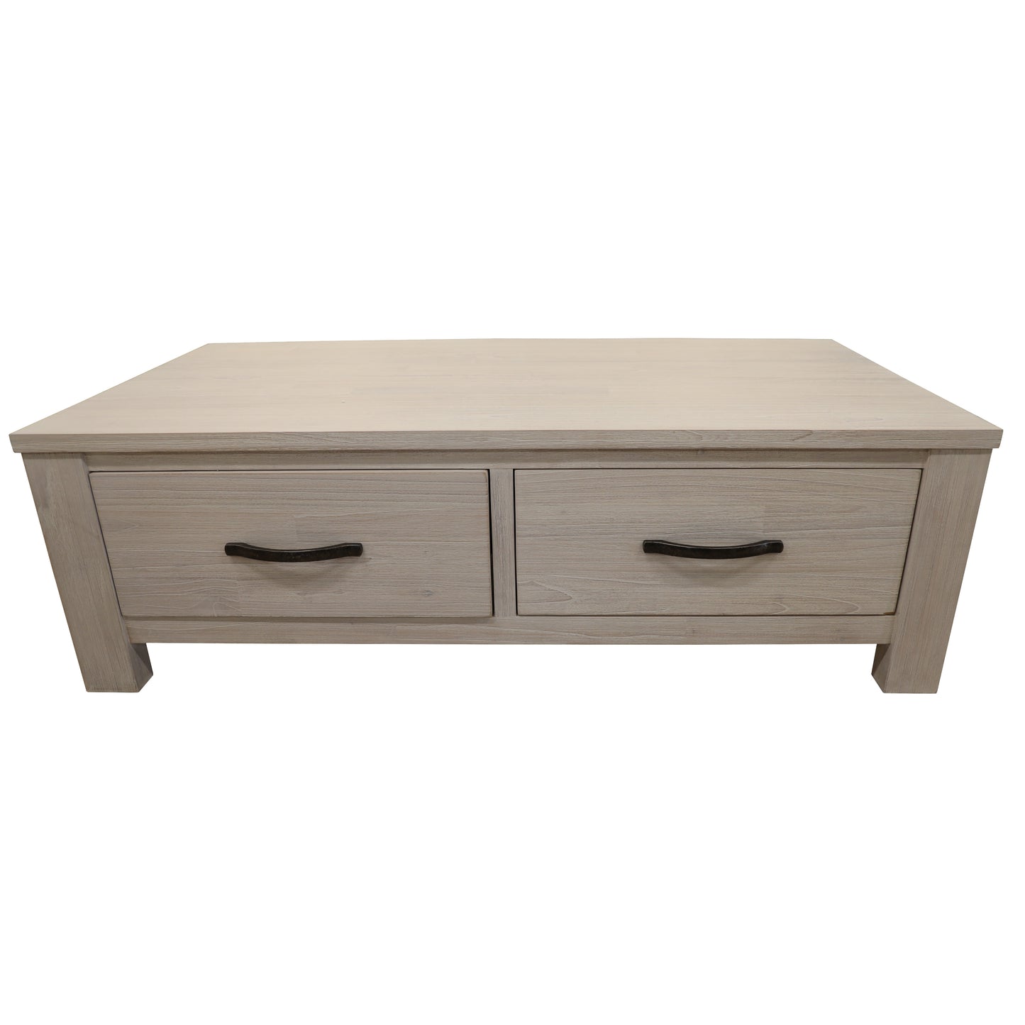 Foxglove Coffee Table Solid Mt Ash Timber Wood  127cm - White