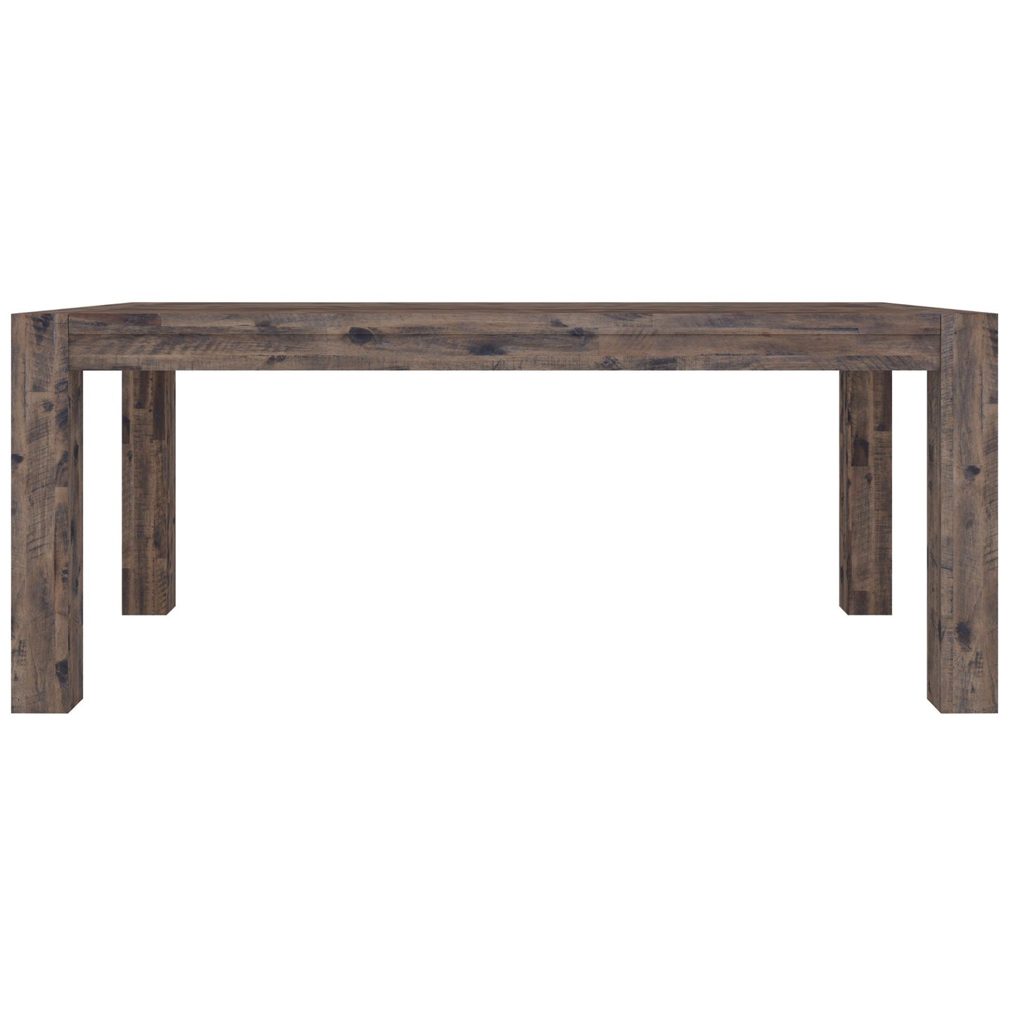 Solid Acacia Timber Wood Dining Table 210cm  - Stone Grey