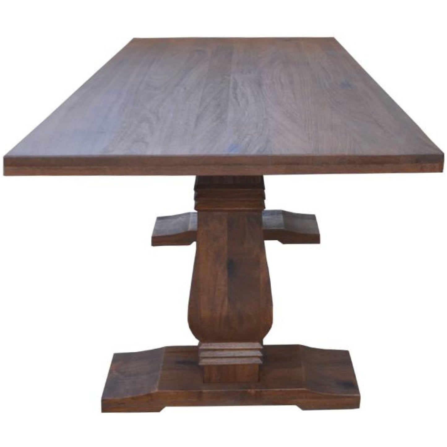 Florence French Provincial Pedestal Solid Timber Wood High Dining Table 200cm
