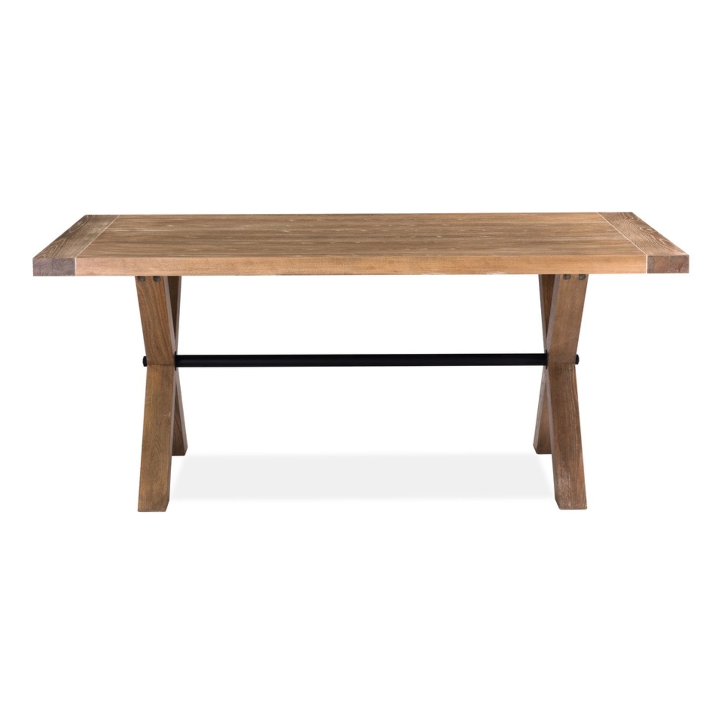 Woodland Timber Wood 190cm Dining Table - Natural