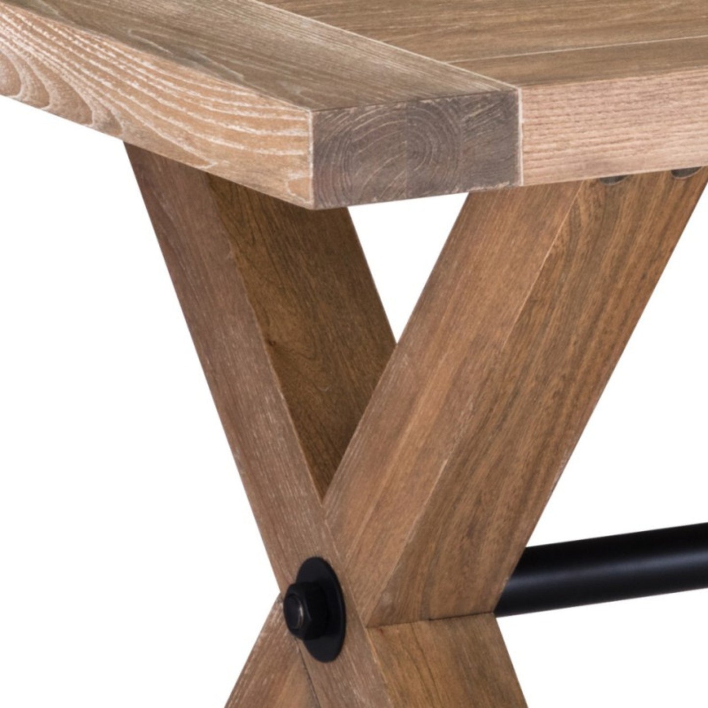 Woodland Timber Wood 190cm Dining Table - Natural