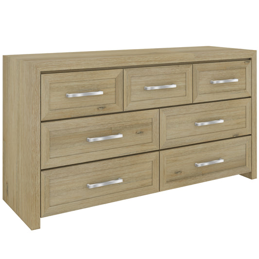 Gracelyn Solid Wood 7 Chest of Drawers - Smoke