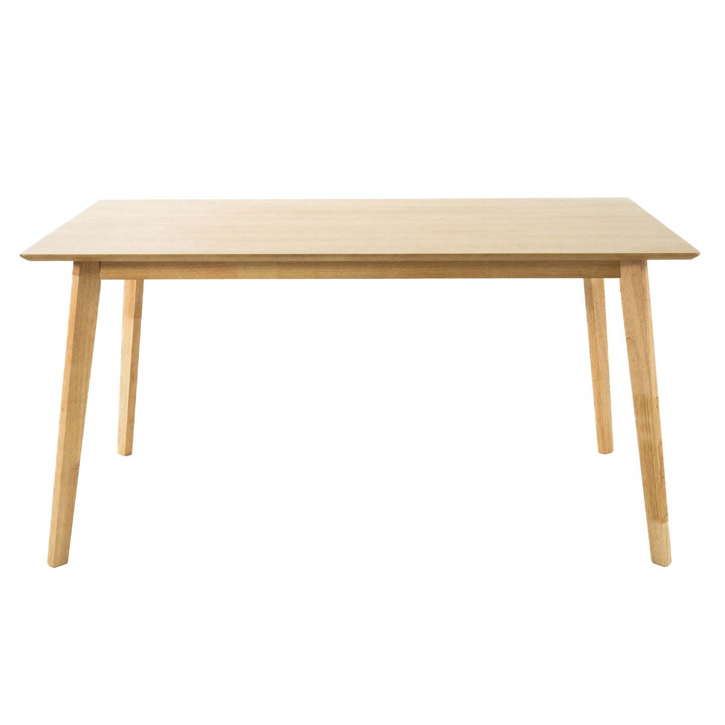 Cusco Scandinavian Style Solid Rubberwood  150cm Dining Table