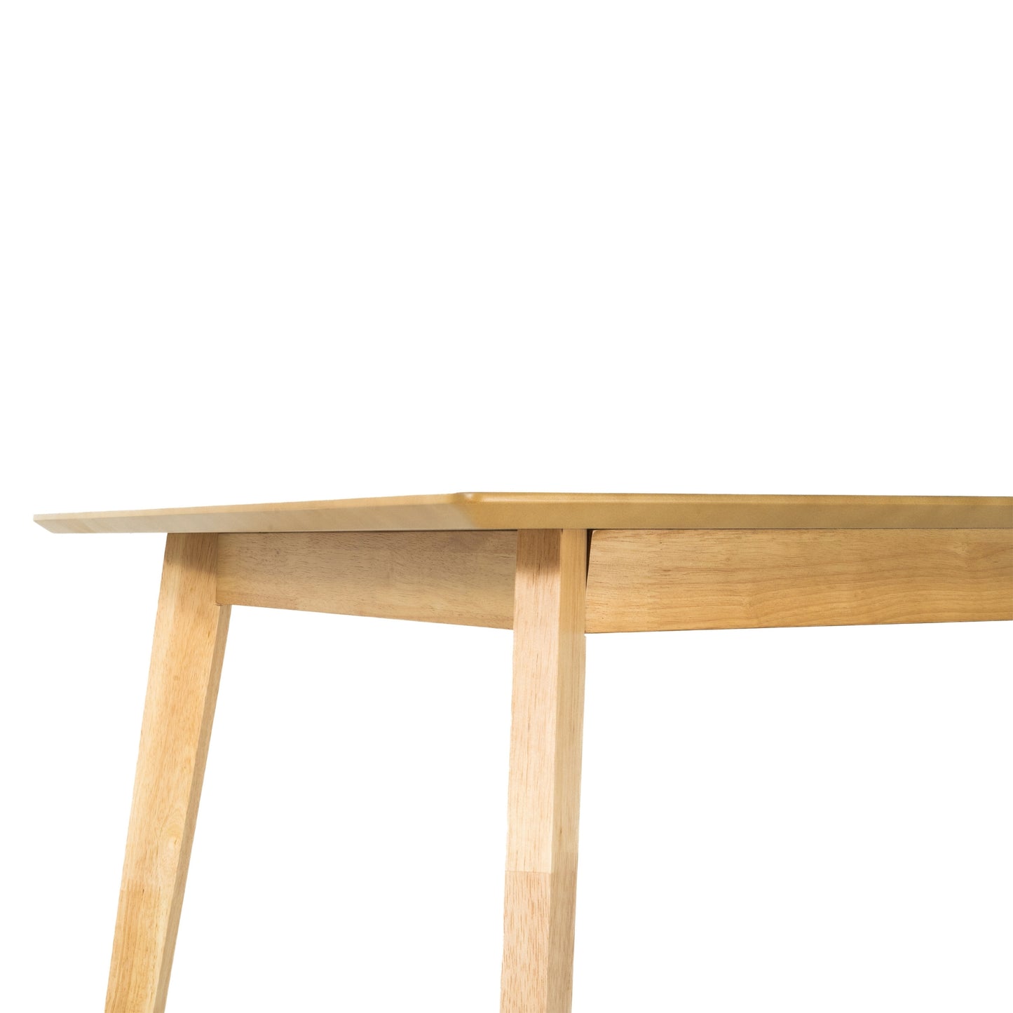 Cusco Scandinavian Style Solid Rubberwood  150cm Dining Table
