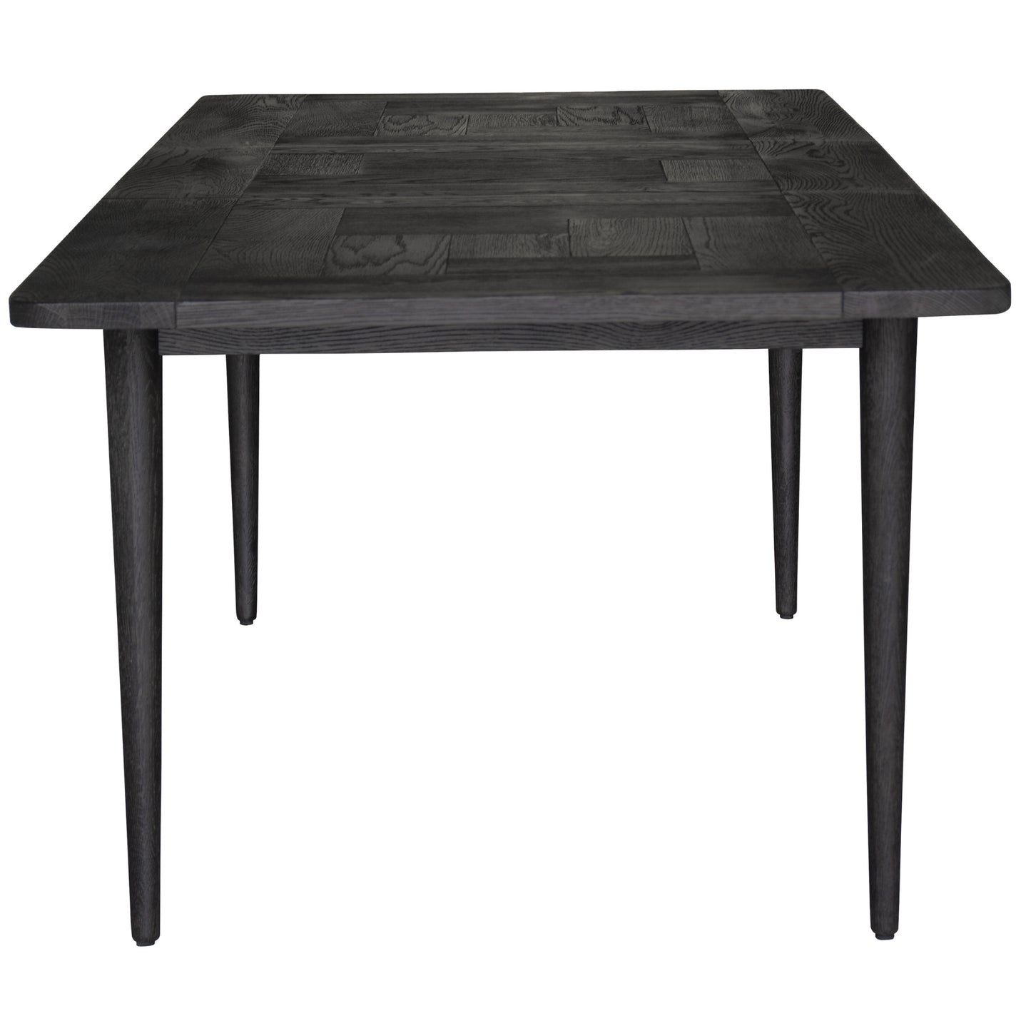 Claire Extendable 170-230cm Solid Oak Wood Dining Table - Black