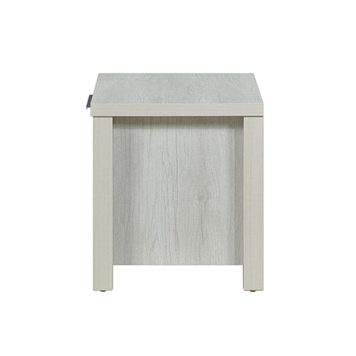 Bedside Table 2 drawers bedside table - White Ash
