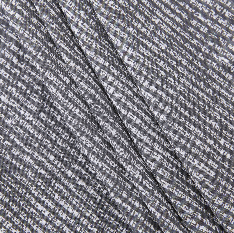 King Manhattan 100% Cotton Reversible Quilt Cover Set - Grey