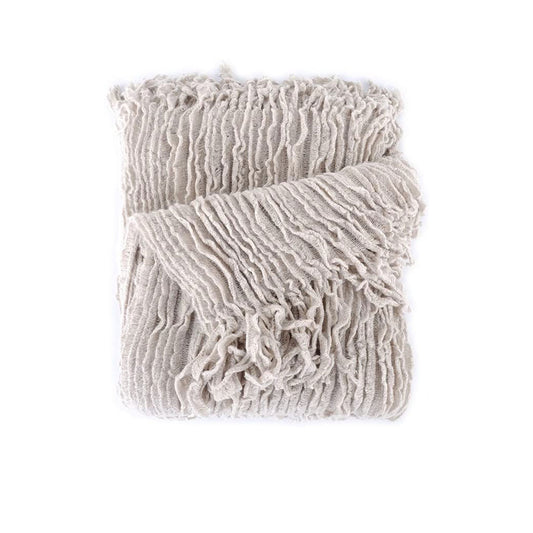 Dylan Knitted Throw - Taupe