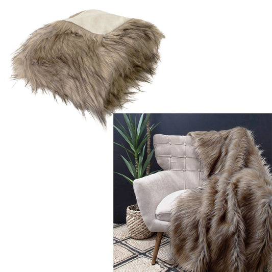 J Elliot Home Elk Luxury Faux Fur Throw