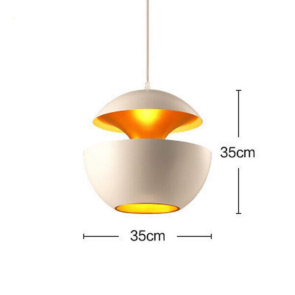 Large Modern LED Chandelier Ceiling Hanging Pendant Light - White