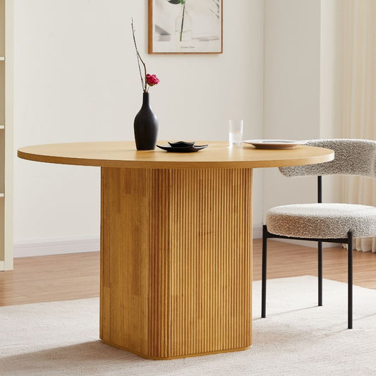 Kate 4 Seater Column Dining Table - Natural
